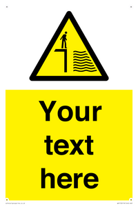 Custom Deep Water Sign